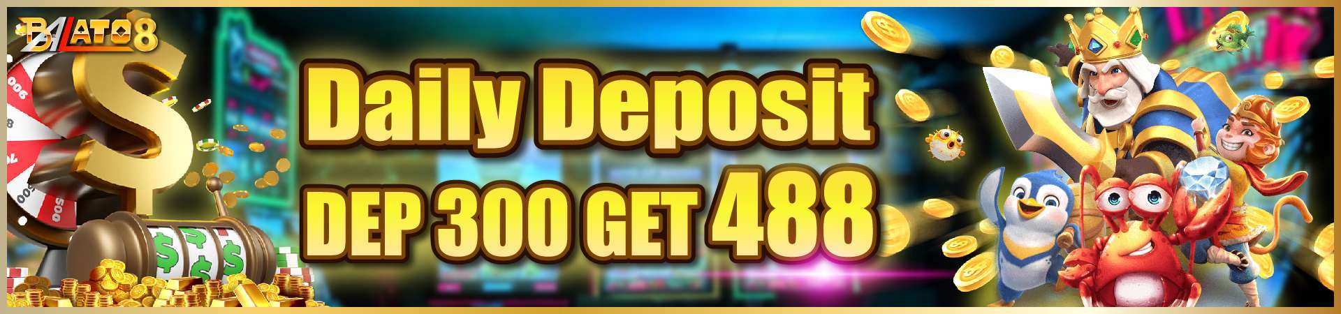 BALATO8 daily deposit bonus