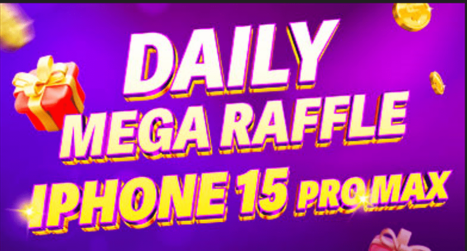 Daily Mega Raffle IPHONE 15 PROMAX