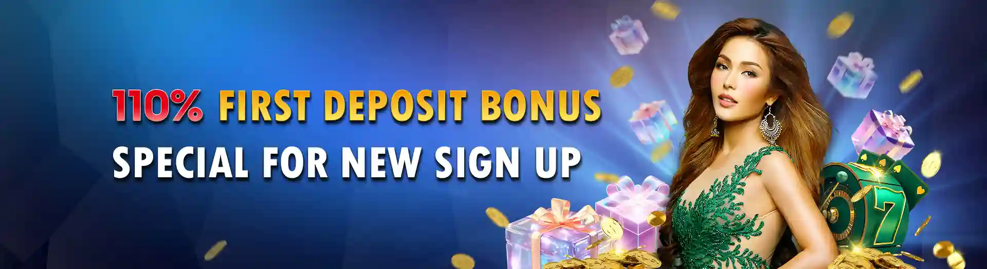 110% First Deposit Bonus