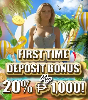 first time deposit 20%