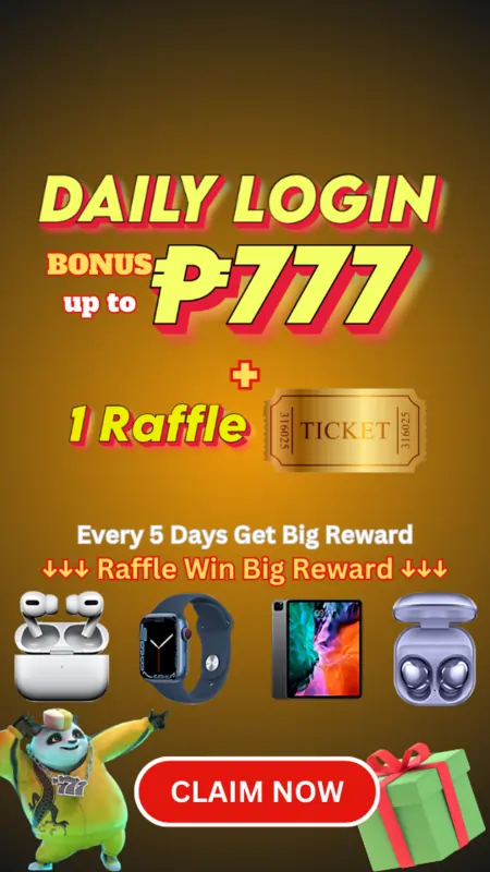 daily login + 1 raffle ticket